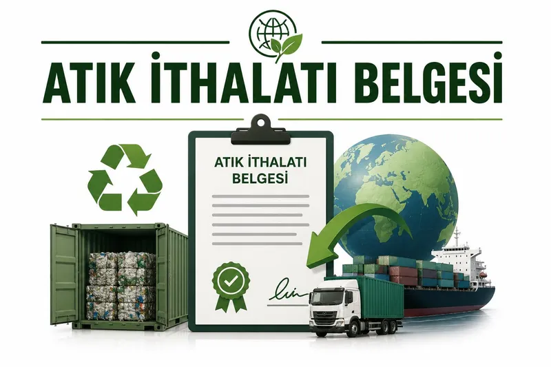 Atık İthalatı Belgesi görseli