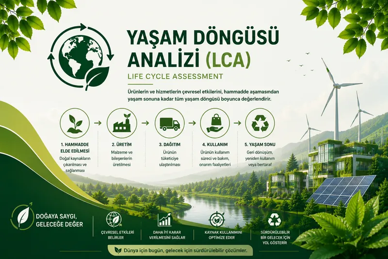 Yaşam Döngüsü Analizi (LCA) görseli